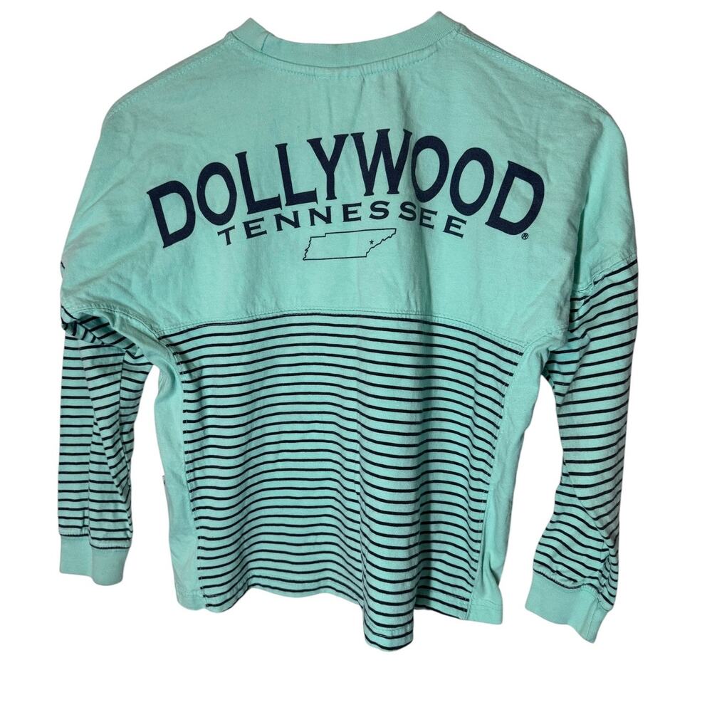 Dollywood Tennessee Dolly Parton Girls Youth Large Striped Long Sleeve Shirt